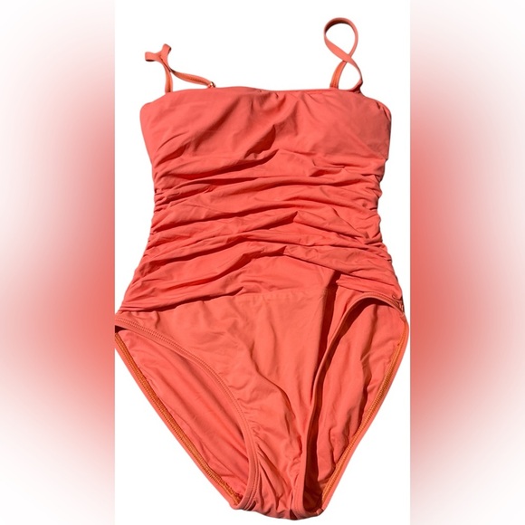 NWTO La Blanca Vibrant Red One-Piece Swimsuit - Picture 2 of 5